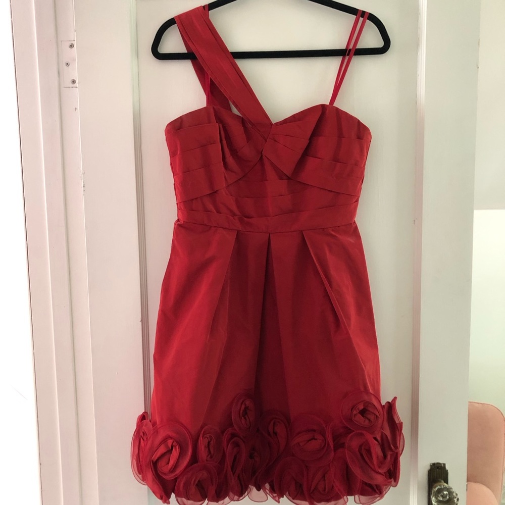 Stunning red BCBG cocktail dress
